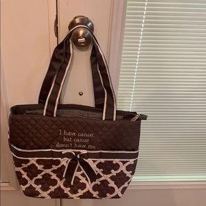 Purse/Tote with matching Makeup bag